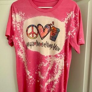 Bravenly Peace ☮️ Love ❤️ Extreme Brew ☕️ woman’s tshirt